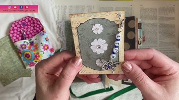 My Completed Glue Book Flip Through - Birthday Giveaway Challenge Entries - Repurpose Junk Mail