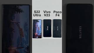 S22 Ultra vs Vivo V23 vs Poco F4 PUBG TEST | Snapdragon 8 Gen 1 vs Dimensity 920 vs SD 870 BGMI TEST