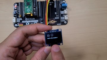 Controlling an OLED display with a Raspberry Pi Pico using CircuitPython