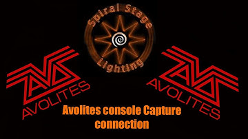 How to connect Avolites with Capture Visualizer
