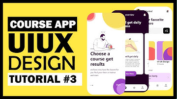 Online Course   App UI UX Design Mockup  /Prototype In Adobe XD | UI UX Design Tutorial #UIUX