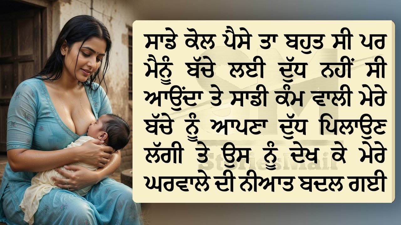 ਮੈਨੂੰ ਦੁੱਧ ਨਹੀਂ ਸੀ ਉੱਤਰਿਆ ਤੇ ਸਾਡੀ ਕੰਮਵਾਲੀ ਮੇਰੇ ਬੱਚੇ ਨੂੰ ਆਪਣਾ ਦੁੱਧ ਪਿਲਾਉਂਦੀ || Punjabi Story