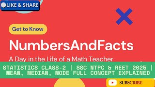 Statistics Class-2 | Complete Tricks for SSC NTPC, REET, Group D &amp; All Exams#maths #ntpc #cbsc#ntpc 