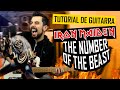 Cómo tocar THE NUMBER OF THE BEAST Guitarra Tutorial Tablatura de IRON MAIDEN