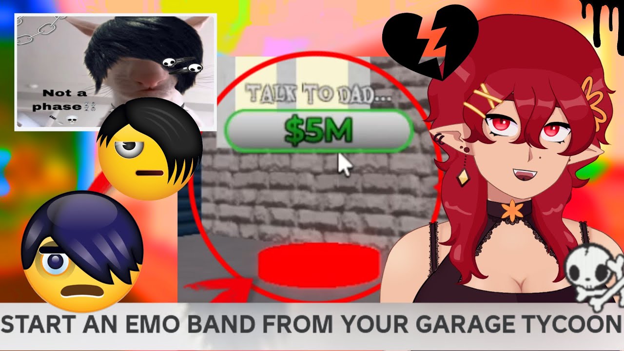 "Talk to Dad" - Start an Emo Band from Your Garage Tycoon - YouTube