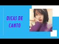 Dicas de canto  para vocal