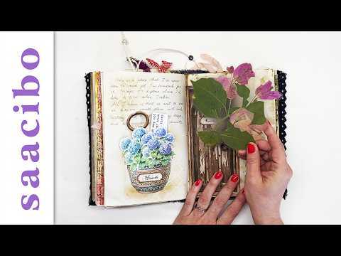 Flip Through Of A Fully Completed Junk Journal #journalflipthrough