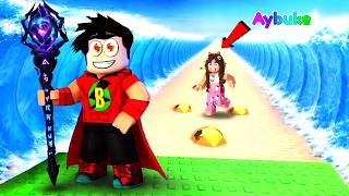 Roblox'ta Denizi İkiye Ayırdık ! Aybüke Boğuluyordu  🤣 Restaurant Splits the Sea