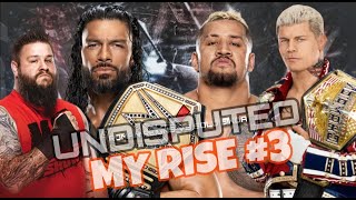 W2K24 MY RISE UNDISPUTED ROMAN REIGNS #3 PS5 LIVE GAMEPLAY