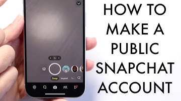 How To Make a Public Profile On Snapchat! (2025)