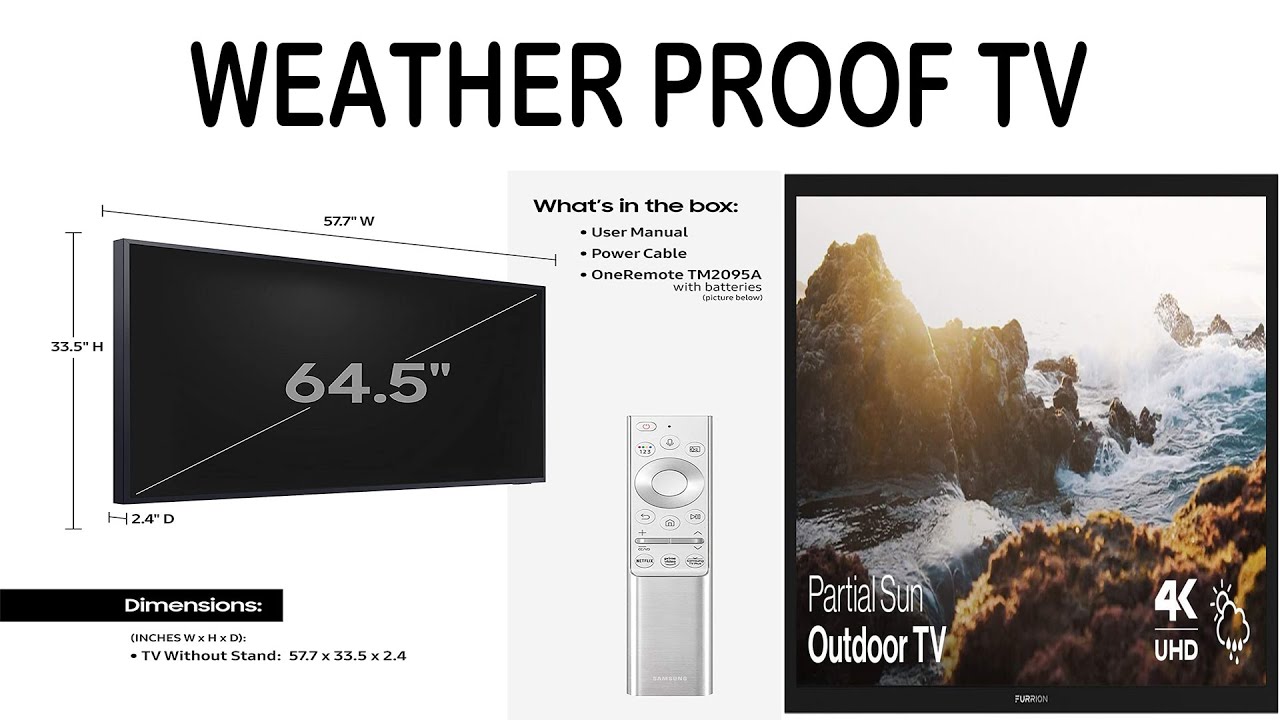✅Outdoor TV - Everything You Need to Know | Outdoor TV Enclosure | Weatherproof TV on a Budget?