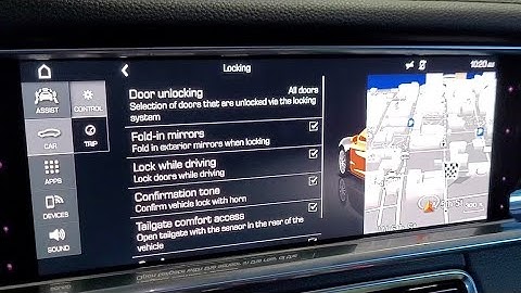 How to Save Porsche Panamera Seat & Locking Settings