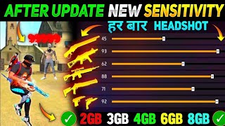 Free Fire Auto Headshot Trick 2024 Sensitivity | 2gb, 4gb, 6gb Ram Headshot Sensitivity Setting