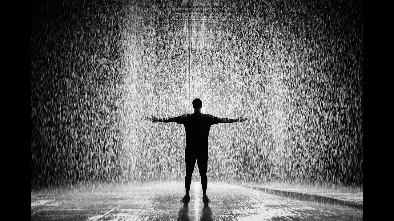 Aftermath of a thunderstorm, light rain and drips, distant rumbles of ...