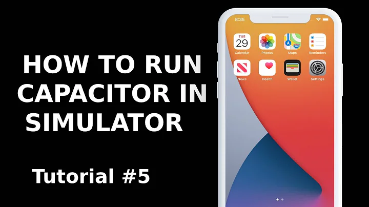 How to run capacitor app on ios simulator