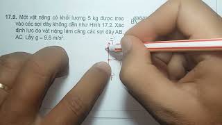 VẬT LÝ 10 - GIẢI SÁCH BÀI TẬP | BÀI 17 :TRỌNG LỰC VÀ LỰC CĂNG | KNTT