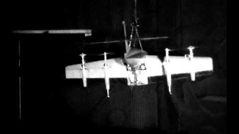 Hovering Flight Tests of a VTOL Airplane