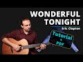 Wonderful Tonight - Eric Clapton (Fingerstyle Intro) | Akustik Gitarre Tutorial