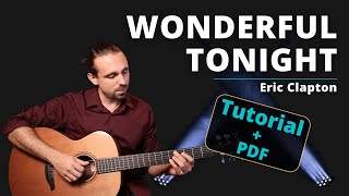 Wonderful Tonight - Eric Clapton (Fingerstyle Intro) | Akustik Gitarre Tutorial