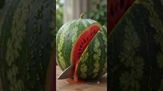 🍉 Watermelon Splash ASMR 💦 | Oddly Satisfying Cutting Video#Shorts #Viral #CuttingASMR#Relaxing