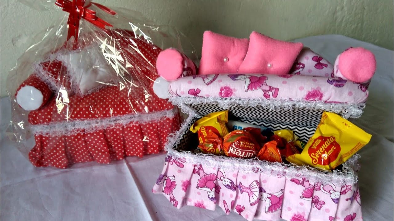 Mini Sofá Porta Treco | Lembrancinha de Páscoa