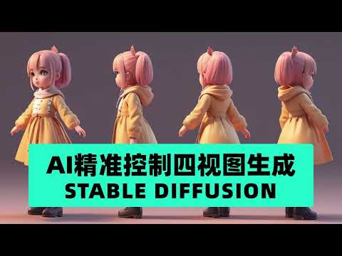 Stable Diffusion AI绘图精准控制 四视N视图实现