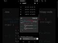 Watch till end #shorts #java #coding #shortsfeed #education #viral #viralvideo #viralshorts #free