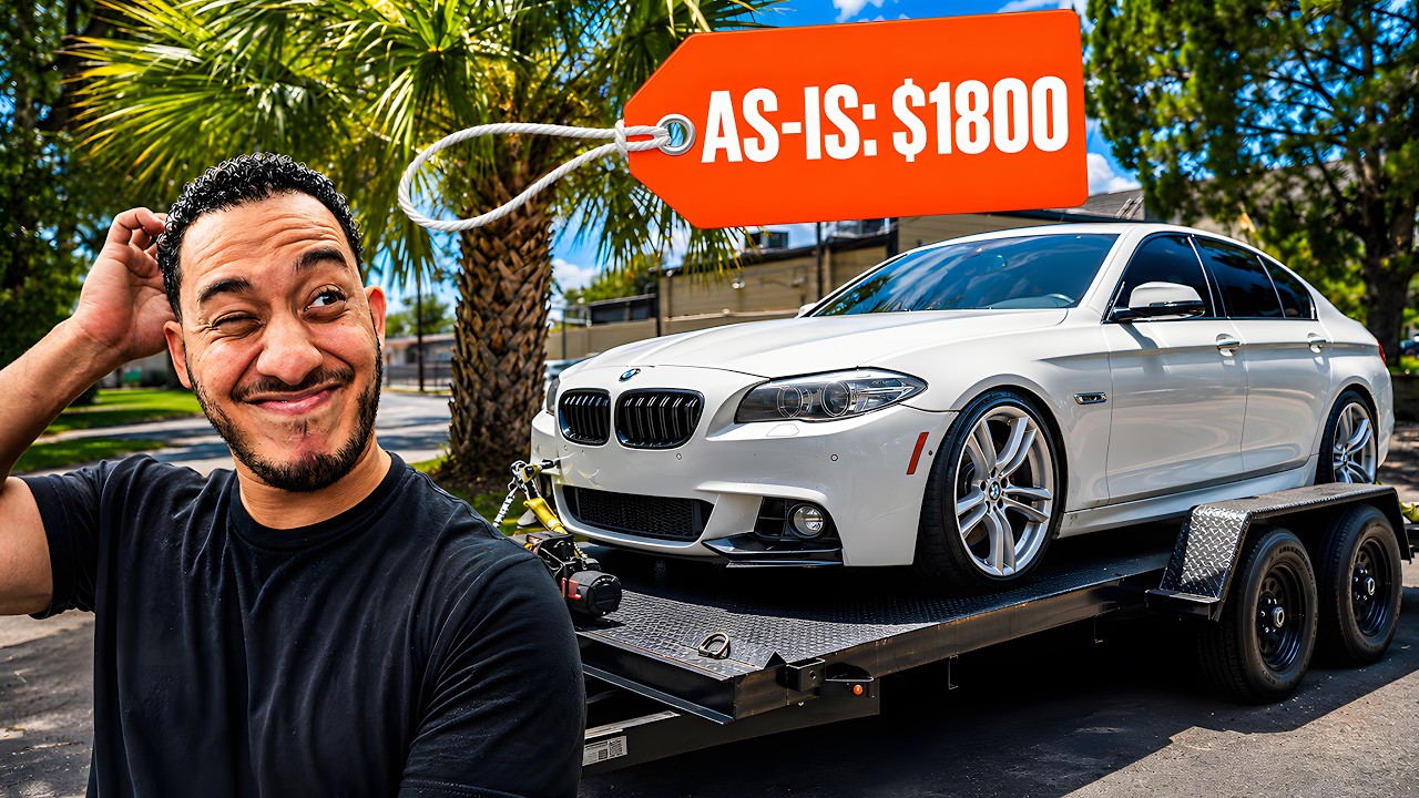 I Bought a DEAD Twin-Turbo V8 BMW for $1,800… We Found the Problem in 5 Minutes