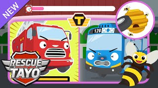 Watch Out For The Hornets! | Rescue Car Story For Kids | Tayo Rescue Team | Tayo The Little Bus