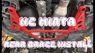 Rear Chassis Brace Install | NC Miata
