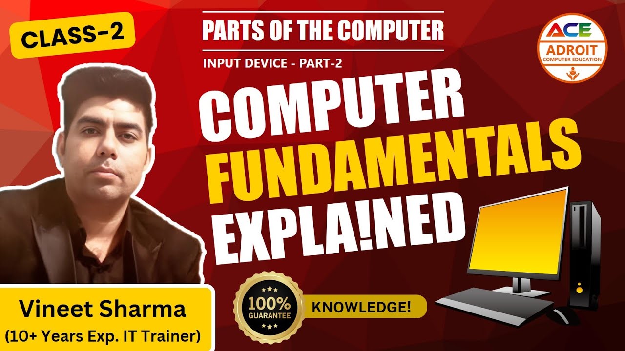 Computer Basics-Class 2 | Computer Parts - Input Device-Part 2 ...