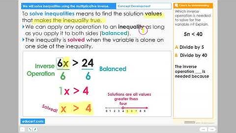 Lesson 3.6 - Solve Inequalities - Multiplicative Inverse (Concept Development)