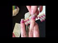Applying Color Street to Acrylic Nails