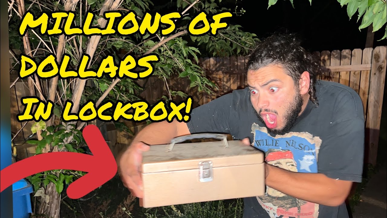 MILLIONS WERE POSSIBLY FOUND IN A VINTAGE LOST LOCK BOX FROM THE 80's ...