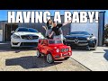 It's time for another new car...BECAUSE WE'RE HAVING A BABY!