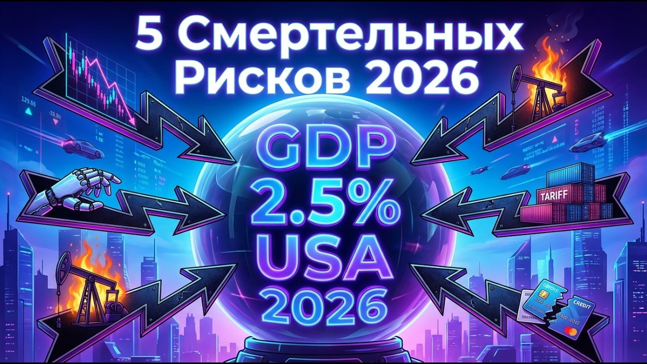 5 Смертельных Рисков 2026!! Goldman Sachs: Рост или Крах?