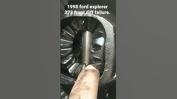 1998 ford explorer front differential failure.