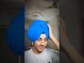 9 larha wali pagg💙 #turban #pagglovers #turbantutorial #turbantying