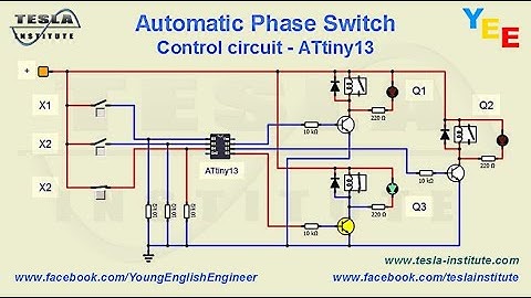 Automatic Phase Switch - Control circuit - ATtiny13