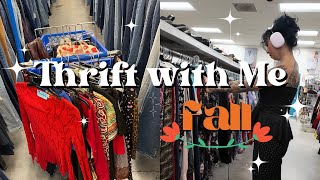 Thrifting for fall ✦ Vintage +y2k Try On!!  #thriftedfashion