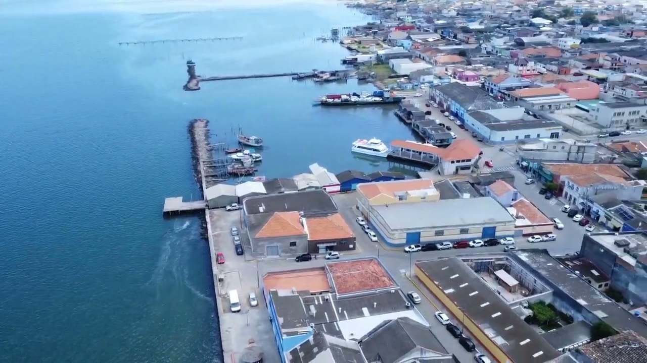 São José do Norte RS-Imagens Aéreas Desse Cartão Postal
