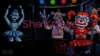 “She Knows” [LYRICS] -Rockit Music (A FNaF Sister Location Song)