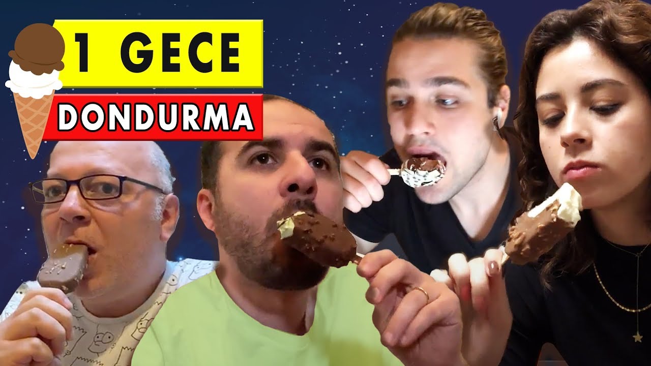 1 Gecede Kim Daha Fazla Dondurma Yiyecek?