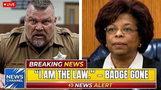 I Am The Law!' Corrupt Sheriff Intimidates Judge Boyd — Loses His Badge Instantly