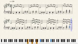 Video thumbnail of "La La Land - Mia and Sebastian's Theme - Piano Sheet Music"