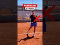 Forehand Non-Dominant Hand Fix (Simple Tennis Drill) #tennis #tennisforehand #forehand #shorts