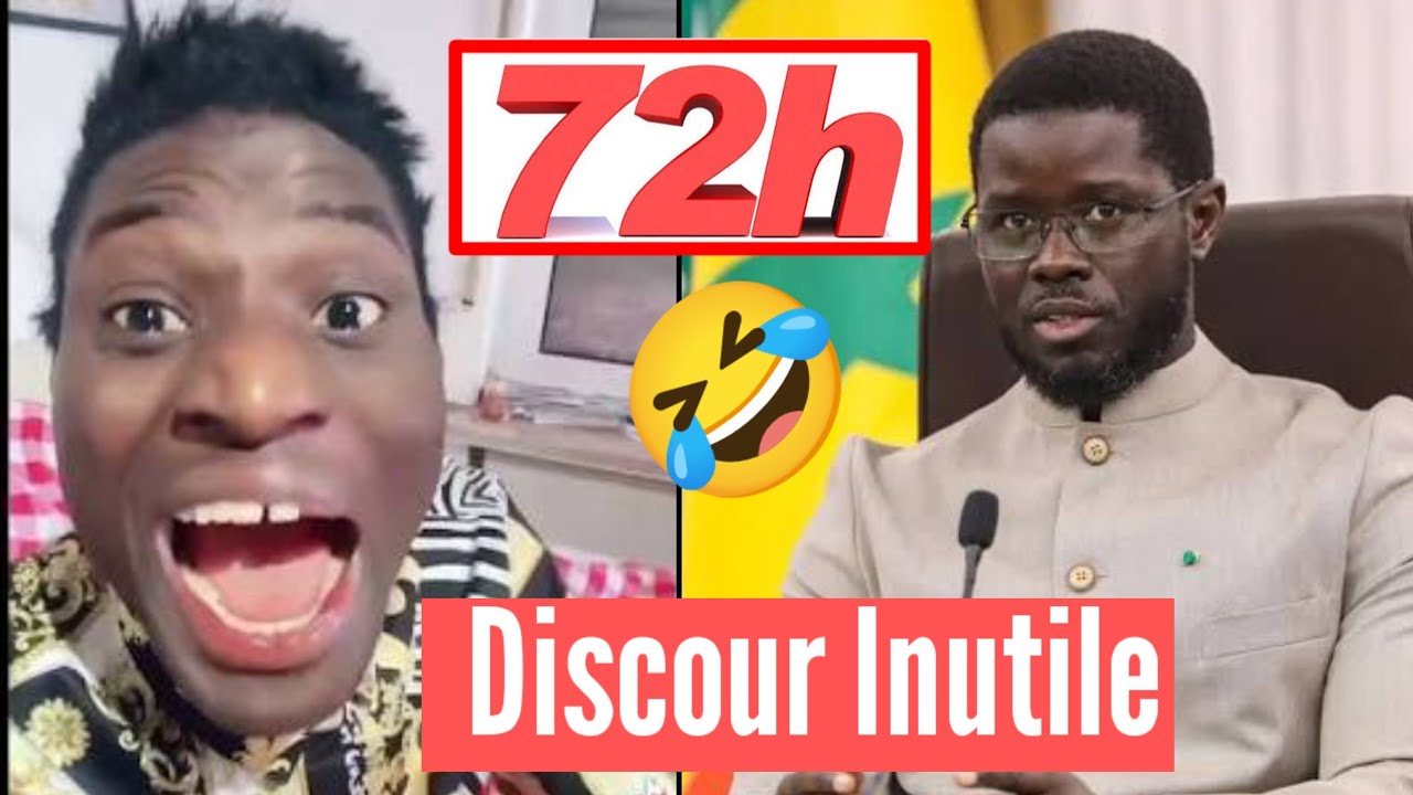 72h 😂 Discour de Diomaye Faye  LLa déclaration de Ousmane Sonko 2029