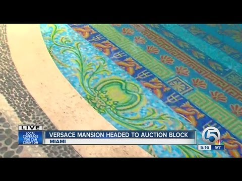 Video: Gianni Versaceov Miami Mansion u vrijednosti od 125 milijuna dolara - na čelu s blokom dražbe