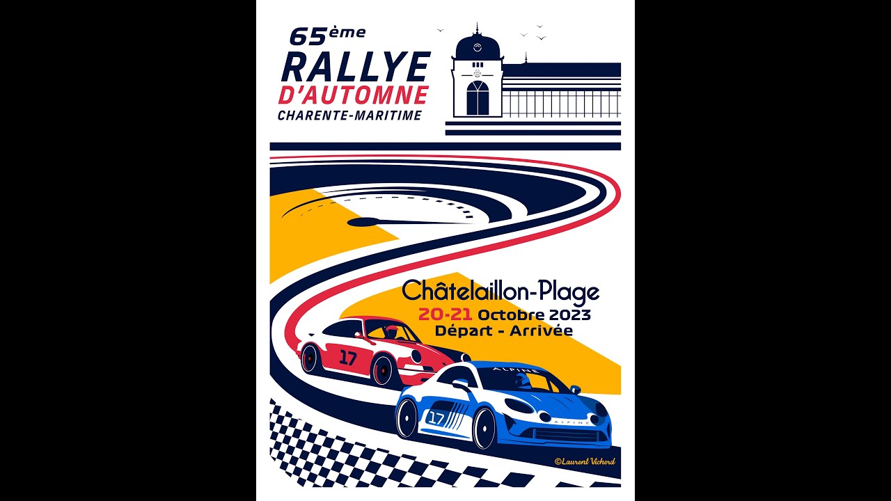 Affiche Originale Rallye Monte Carlo 1997 - 65ème édition - 40x60 Cm