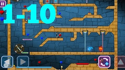 Redboy and Bluegirl Level 1 2 3 4 5 6 7 8 9 10 In Light Temp Maze Android Walkthrough